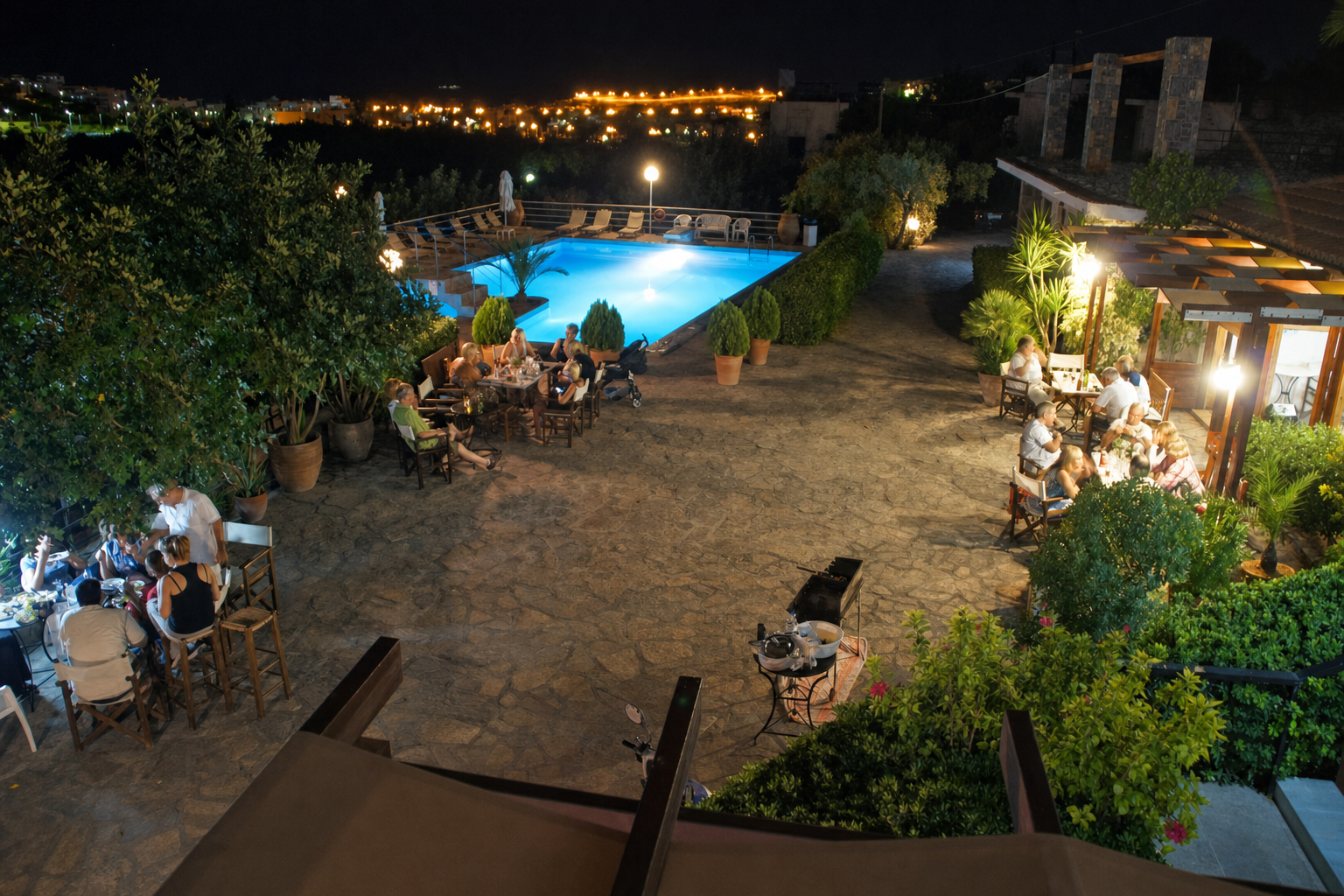 The pool bar