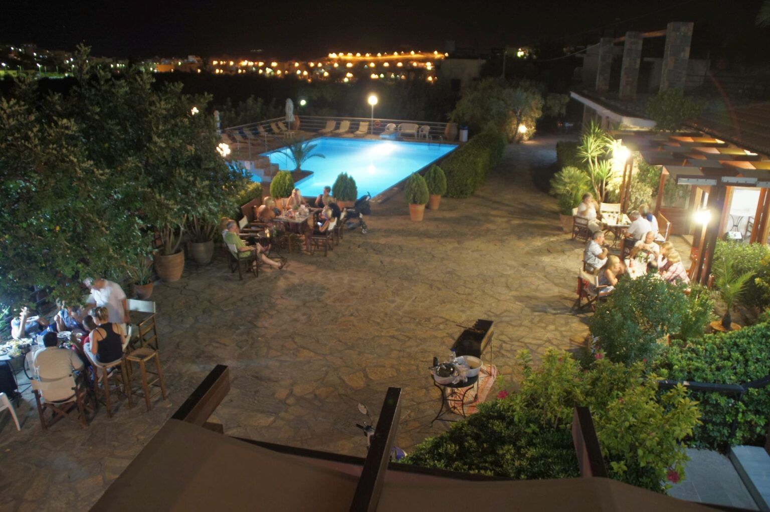 The pool bar